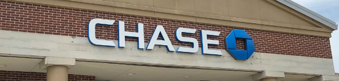 chase bank sign